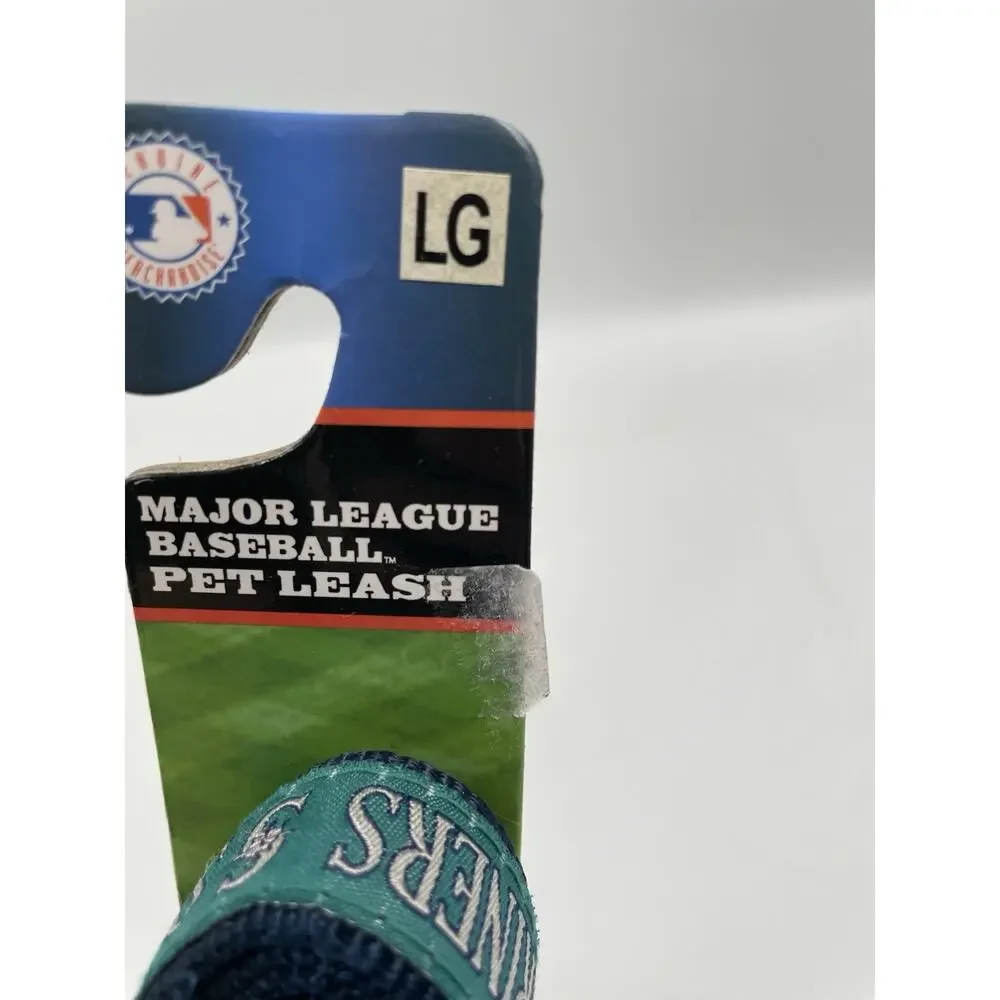 MLB Seattle Mariners Pet Collars & Leash - Size Large - NEW With Tags